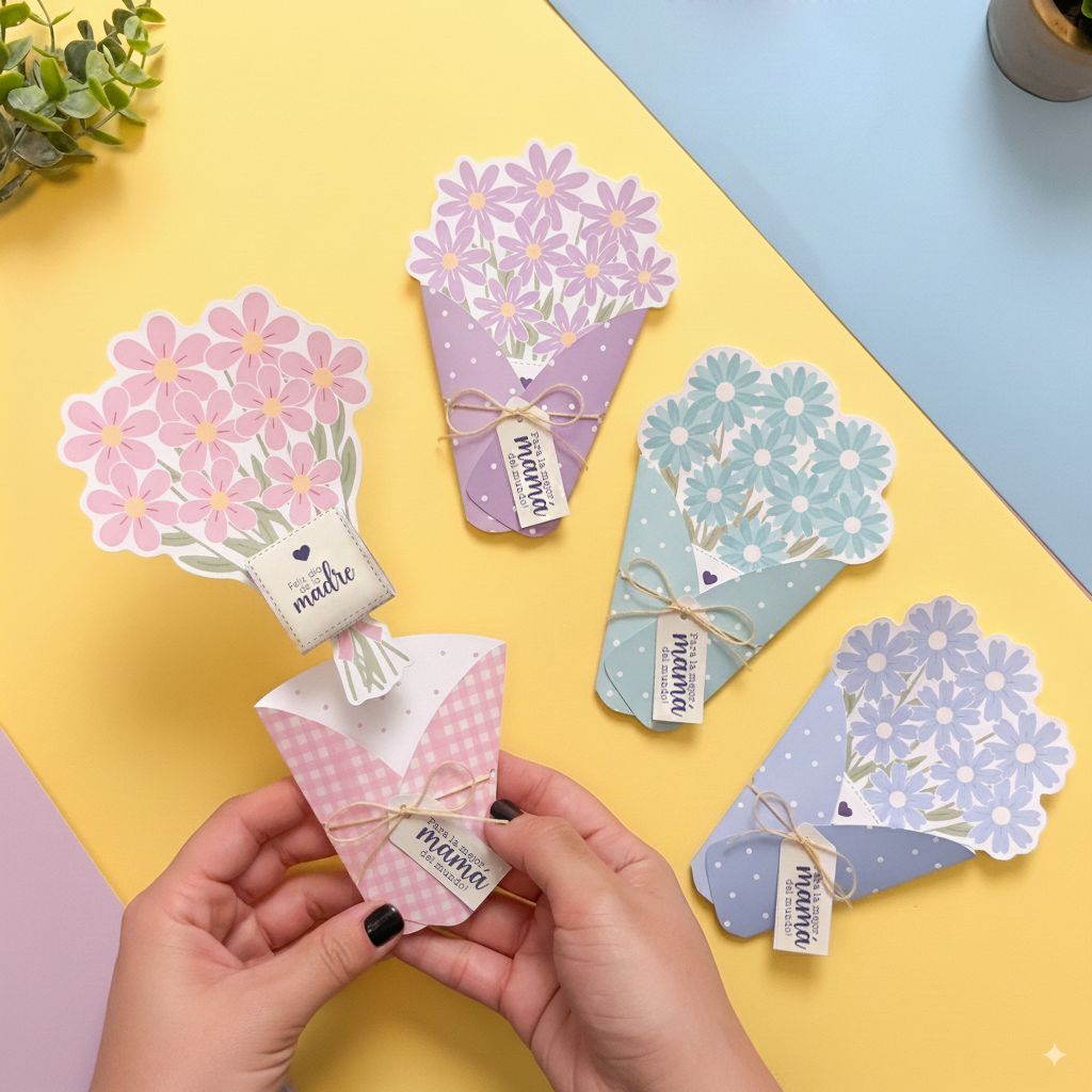 Ramo de Flores – Día de la Madre 🌷💗