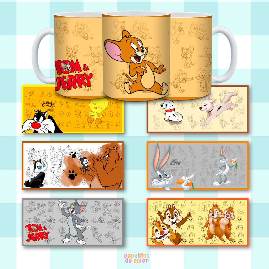 ☕🎨 Diseños para Tazas – Personajes Vol. 2 ✨💖