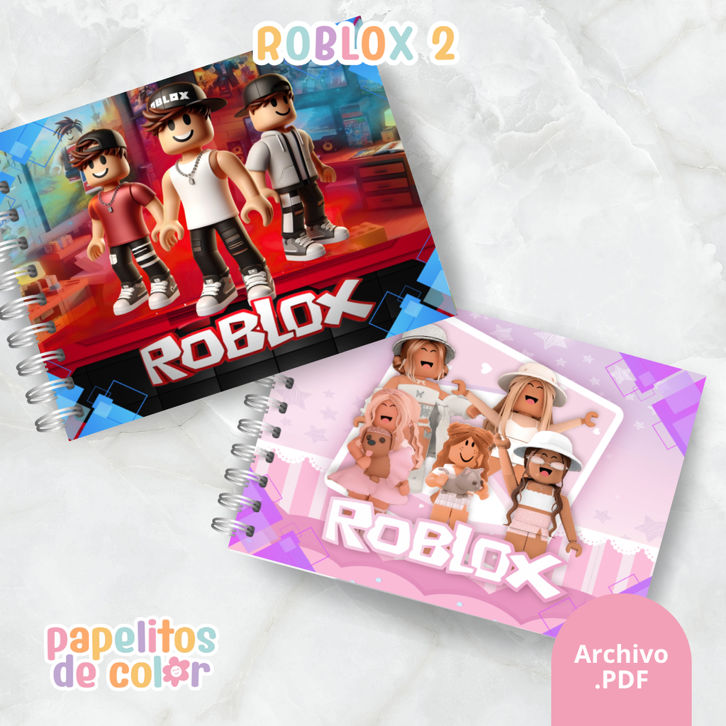🎮✨ Cuaderno para pintar Roblox Vol. 2✨🧩