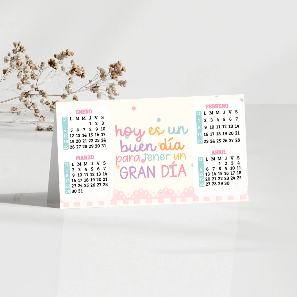 🗓️ Calendario Estilo Carpa 2026✨