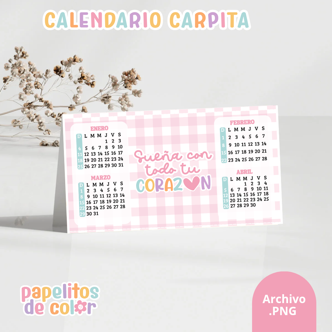 🗓️ Calendario Estilo Carpa 2026✨