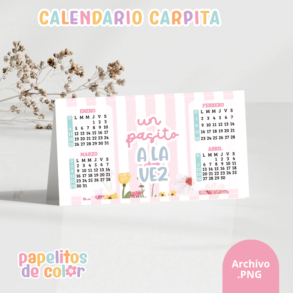 🗓️ Calendario Estilo Carpa 2026✨