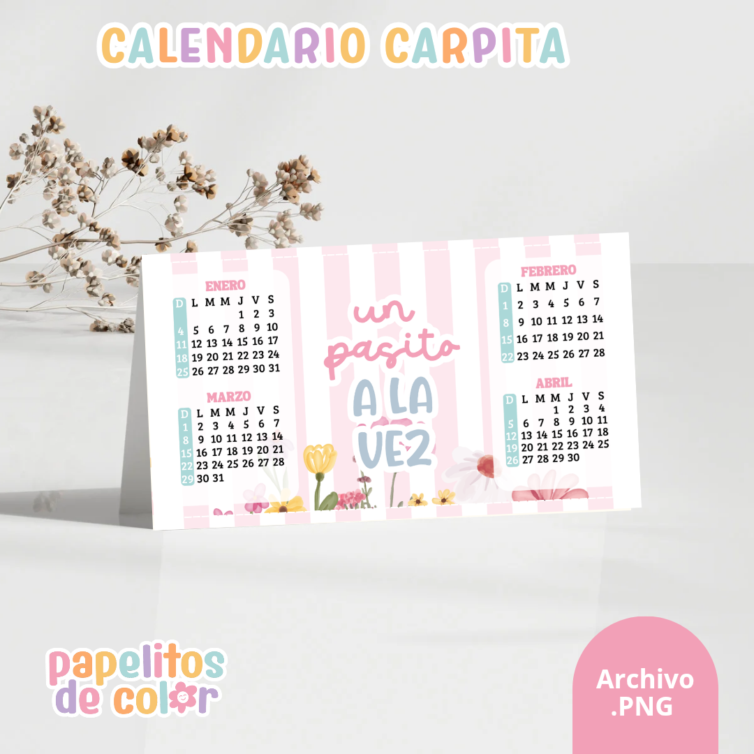 🗓️ Calendario Estilo Carpa 2026✨