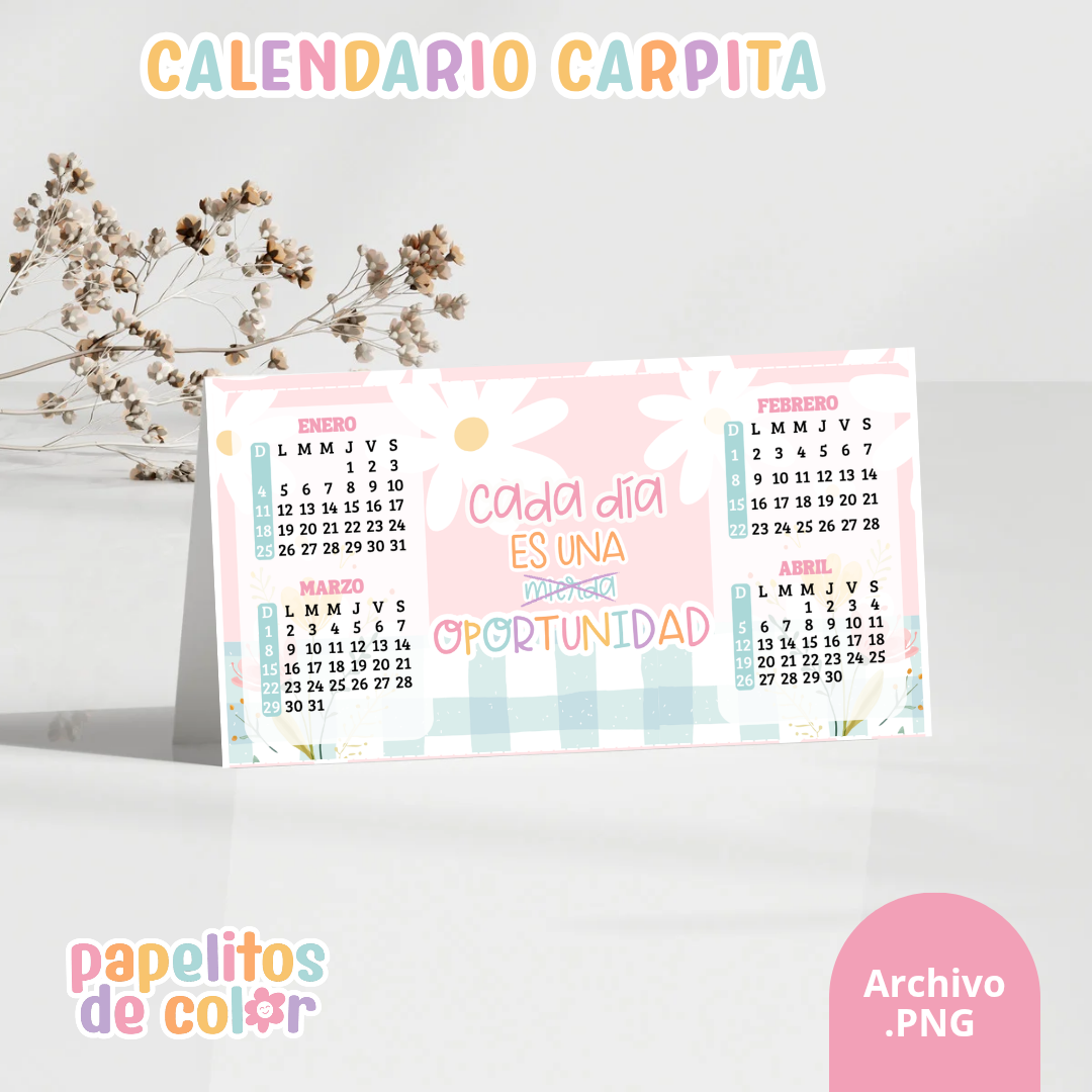 🗓️ Calendario Estilo Carpa 2026✨