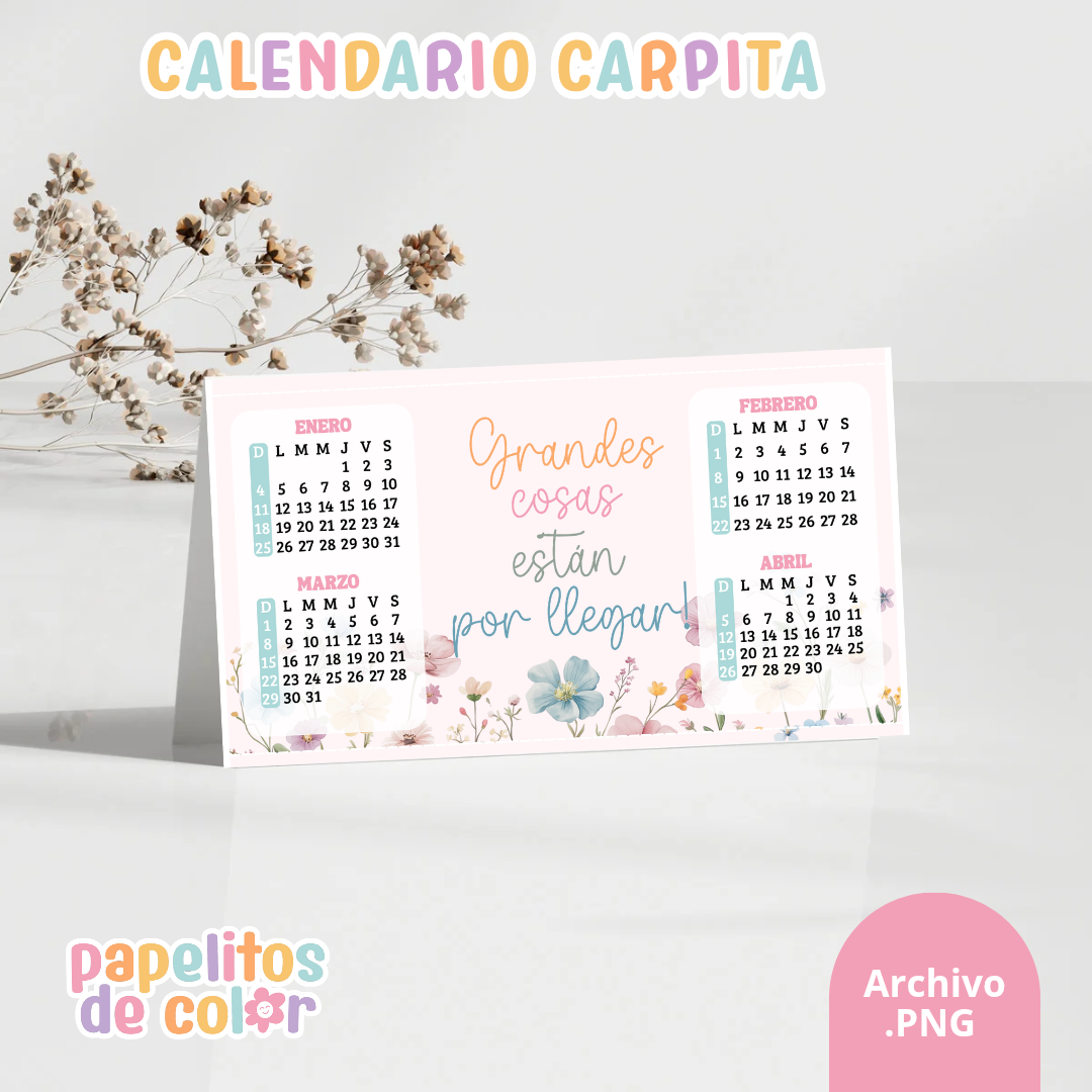 🗓️ Calendario Estilo Carpa 2026✨