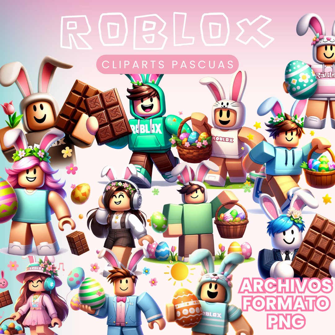 🐰✨ Cliparts Roblox de Pascuas 🐰