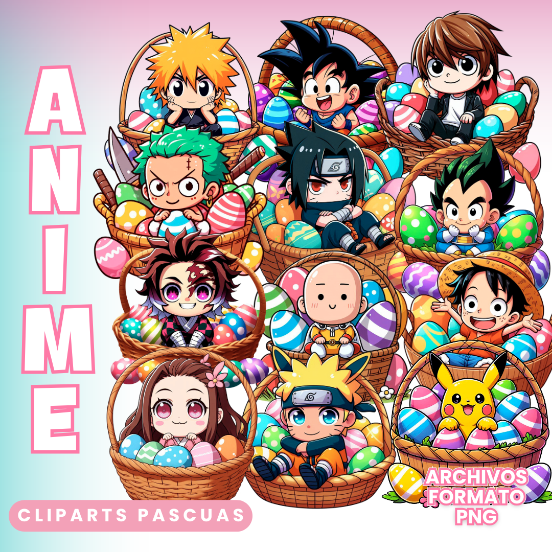 🐰✨ Cliparts Anime de Pascuas🐰
