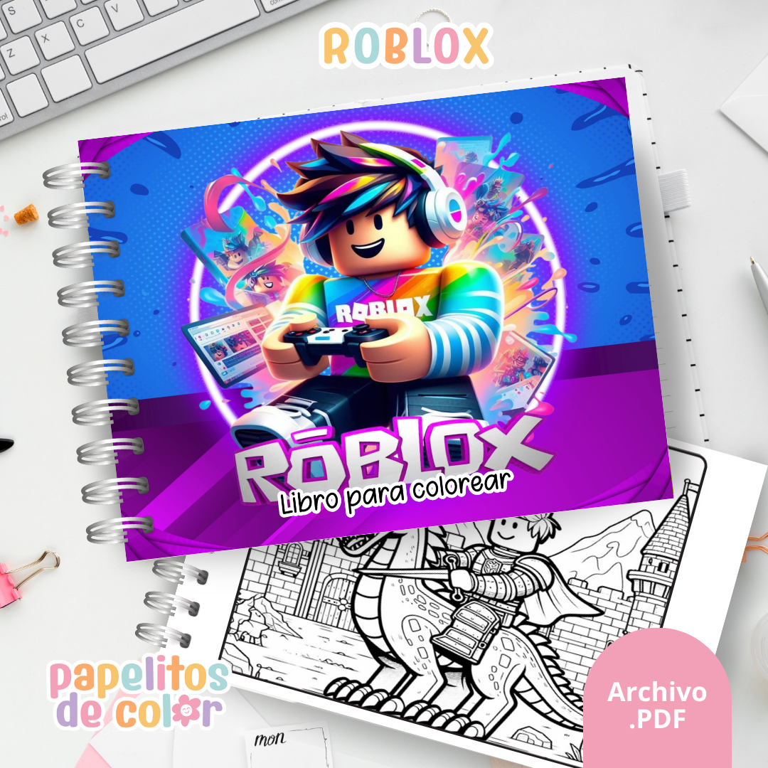 🎮🖍️ Libro para Pintar de Roblox 🎨✨
