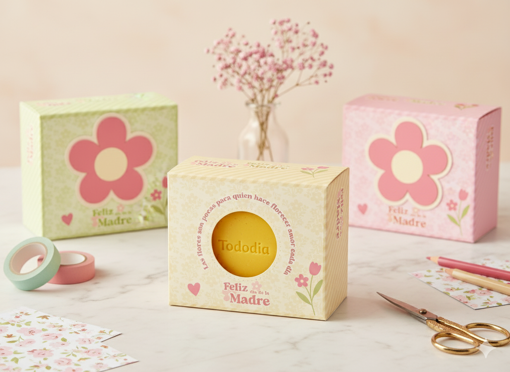 Cajita Jabonera para Mamá 💝🌸