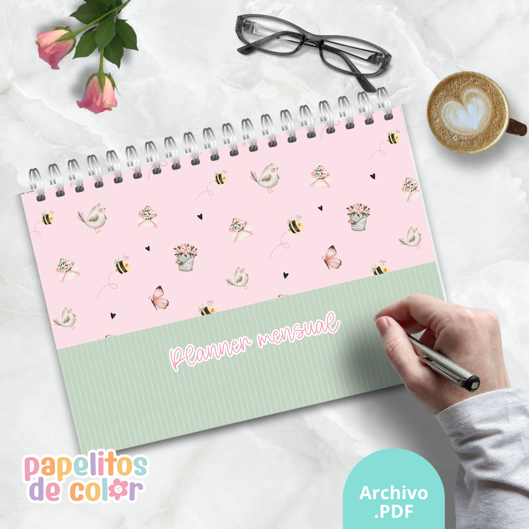 🌸✨ Combo Jardín – Papelería Delicada ✨🌸