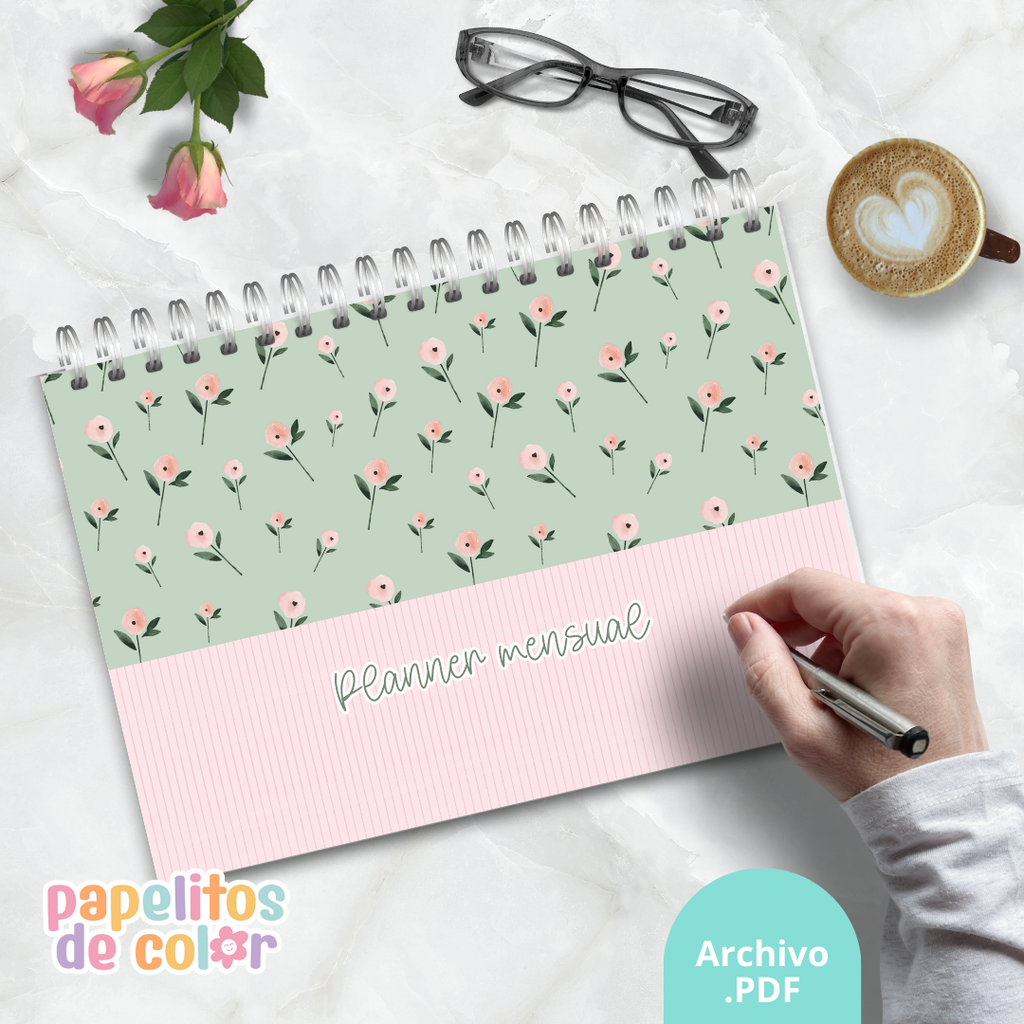 🌸✨ Combo Jardín – Papelería Delicada ✨🌸
