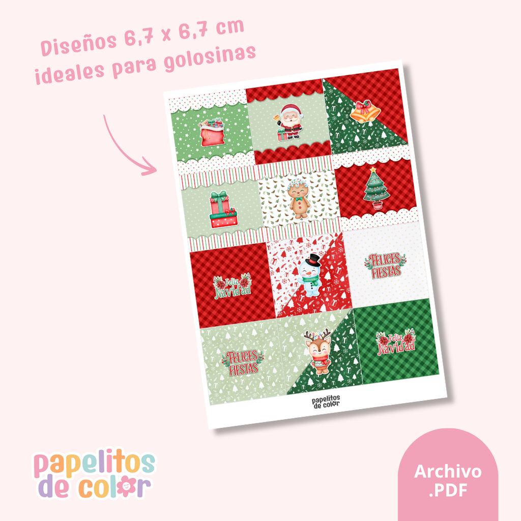 🎁 Pack de Tarjetas y Envoltorios Navideños